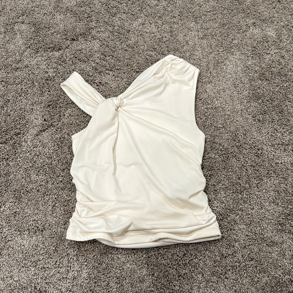 Abercrombie & fitch cream top size XS